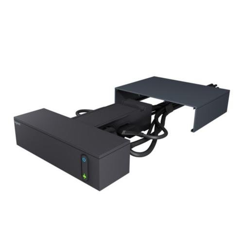 Фото Подовжувач кутовий ТБ 4х2К+З і 4х2К розеток 16 А, із ПЗІП , з кабелем 2 м, колір Чорний